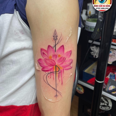 hình xăm hoa sen ( lotus tattoo ) 